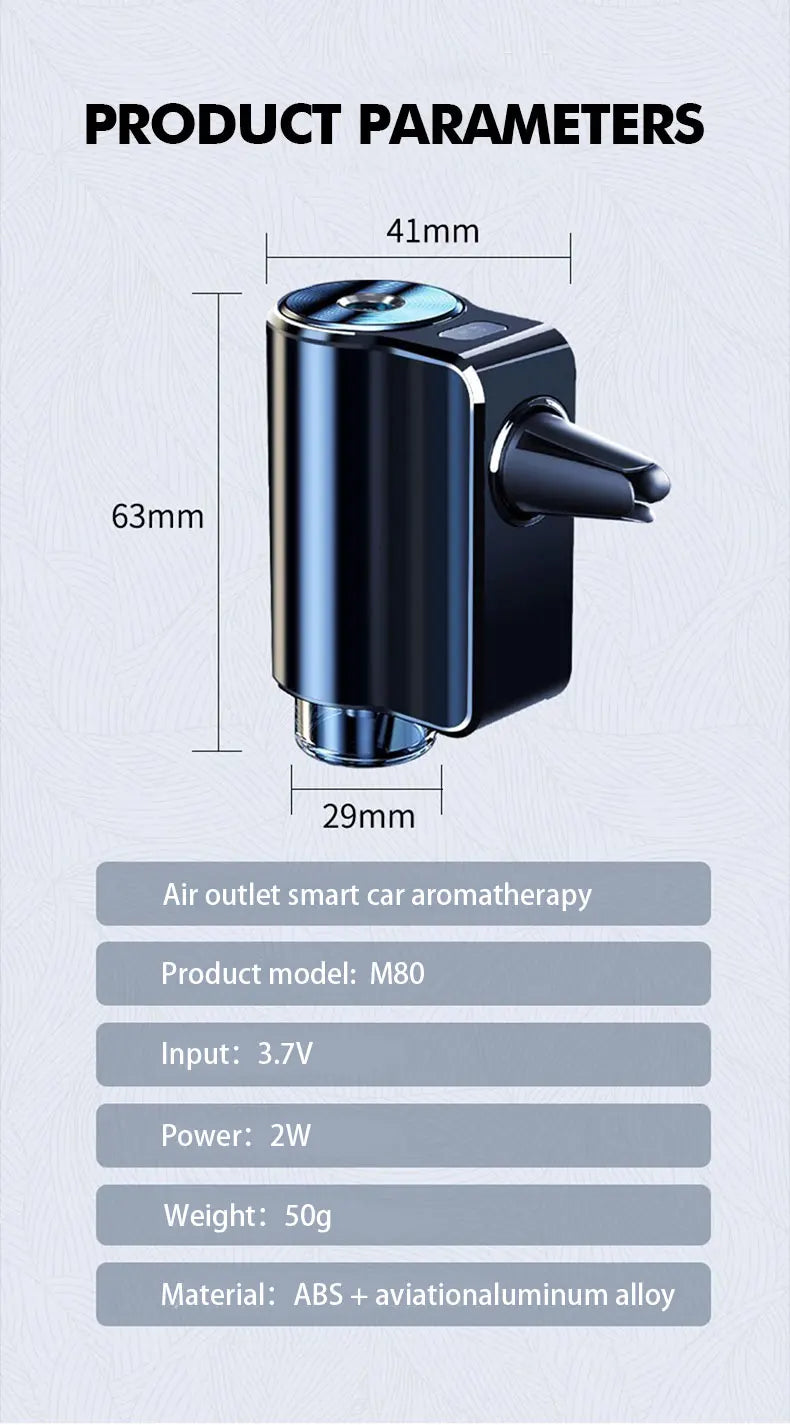 Difusor de aroma eléctrico para coche