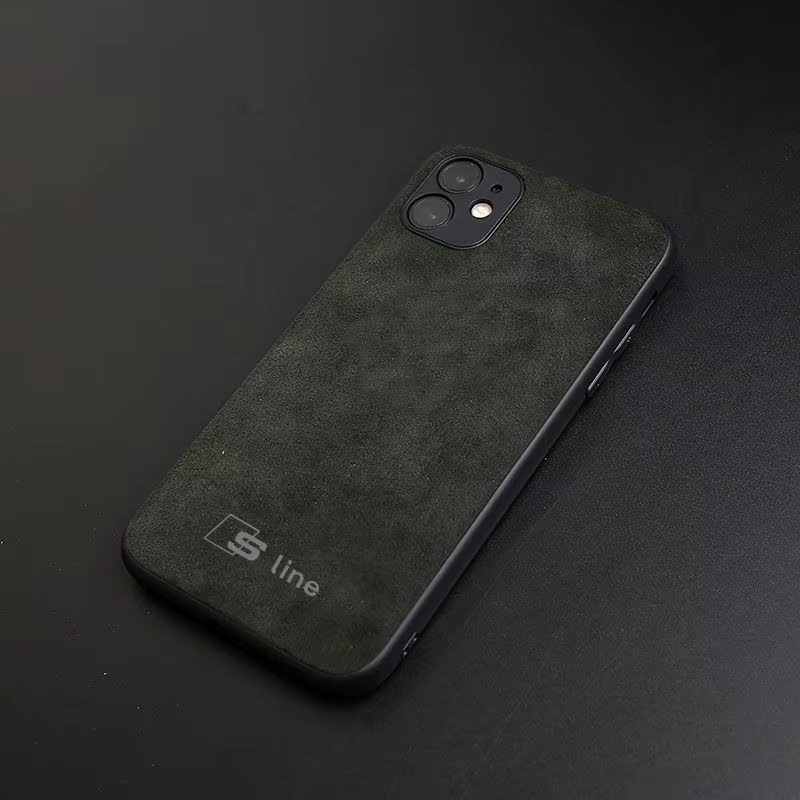 car fans zone Audi S-line alcantara phone case