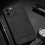Volvo alcantara phone case carfanszone