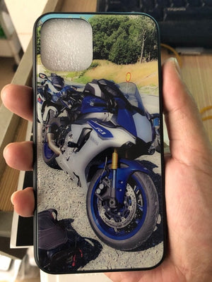 Car Fans Zone custom design tempered glass case Motorcycle