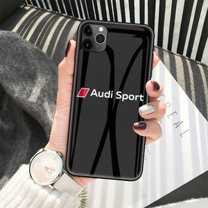 Car Fans Zone audi sport tempered glass case Audi Sport