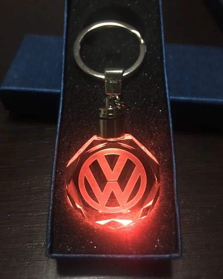 Car Fans Zone Keychain Laser Engraved Car Logo Keychain