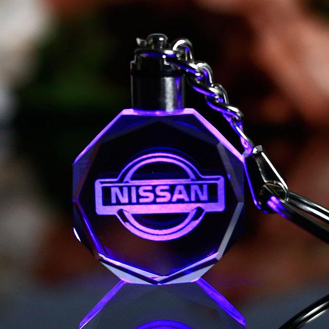 Car Fans Zone Keychain Nissan Laser Engraved Car Logo Keychain
