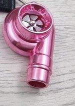 Car Fans Zone Keychain Pink Turbine Pressure Booster Keychain