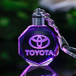 Car Fans Zone Keychain Toyota Laser Engraved Car Logo Keychain